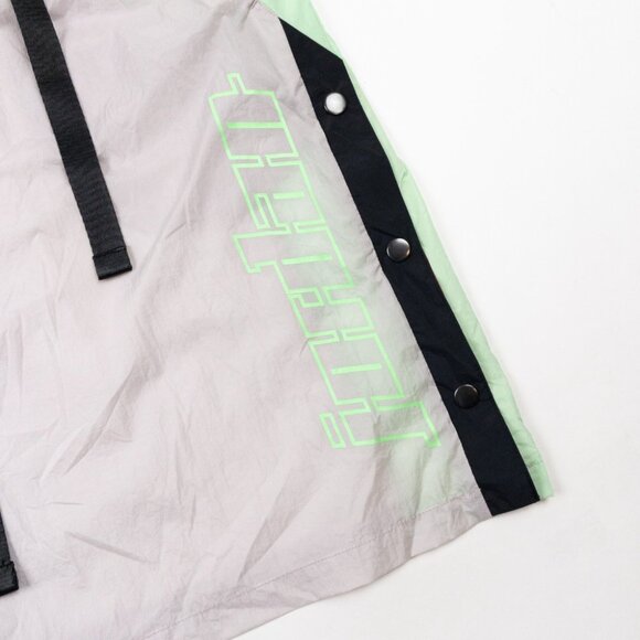 Jordan Utility Flight Dress Womens Small Gray Neon Belted Buckle Snap CV7605-055 - Picture 4 of 15